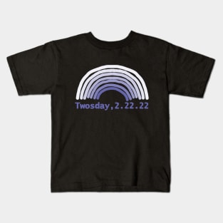 Twosday Very Peri Rainbow Color of the Year 2022 Kids T-Shirt
